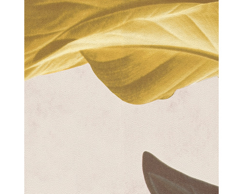 Close-up van een wanddecoratie met bladmotieven