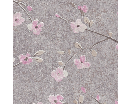 Behang met bloemmotief