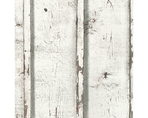 A.S. CRÉATION Vliesbehang 95370-1 houtoptiek grijs/bruin Behang met houten plankenlook