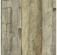Behang met houtlook