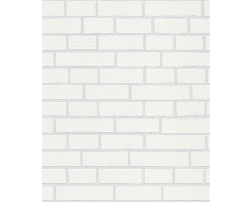 Behang met baksteenmotief