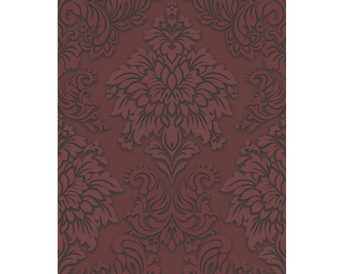 Behang met bloemrijk damastpatroon