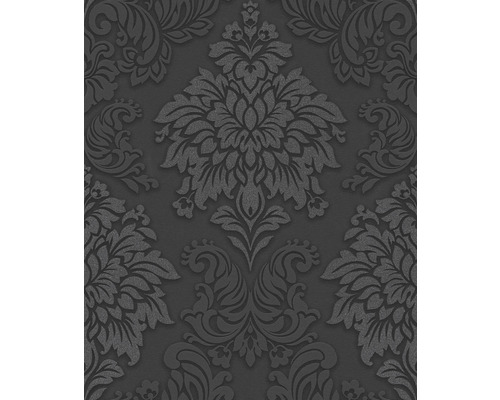 Behang met bloemrijk damastpatroon