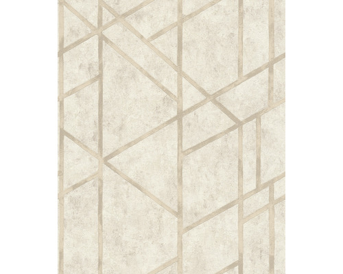 Behang met geometrisch lijnenpatroon