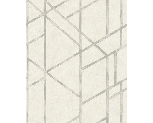 Behang met geometrisch lijnenpatroon