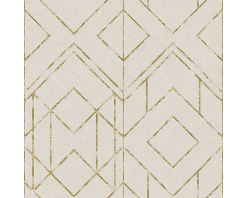 Behang met geometrisch lijnenpatroon