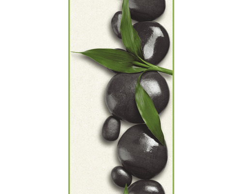 Decoratieve tegel met steen- en bamboemotief