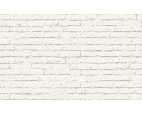 Behang met baksteenmotief