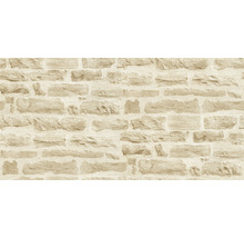 Close-up van een muur met onregelmatige natuurstenen