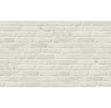 Close-up van een behang in baksteenlook