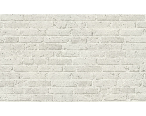 Close-up van een behang in baksteenlook