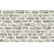 Behang met steenmuurmotief
