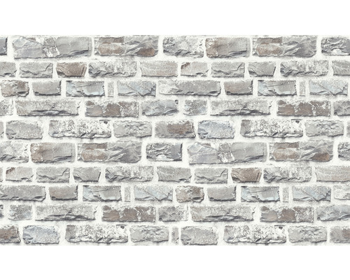 Behang met stenen muur look