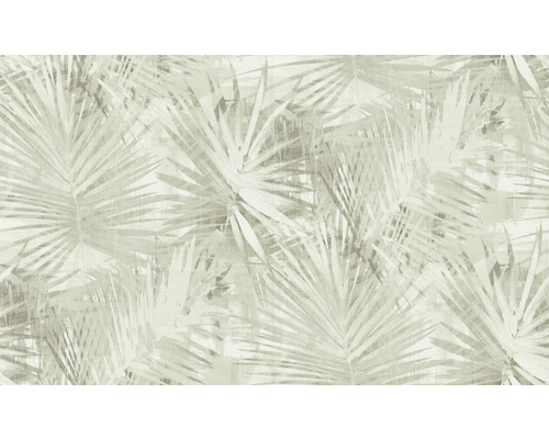 Behang met palmenbladmotief