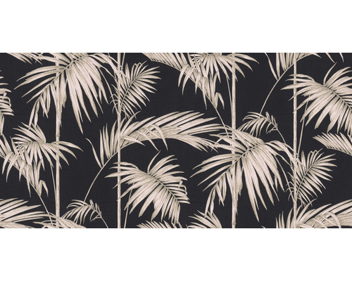 Behang met palmmotief