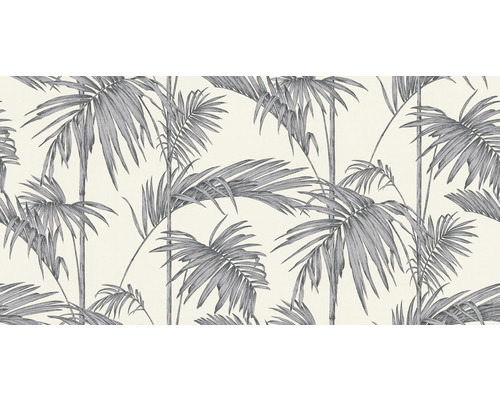 Behang met palmtakmotief