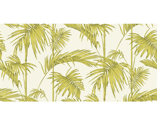 Behang met palmmotief