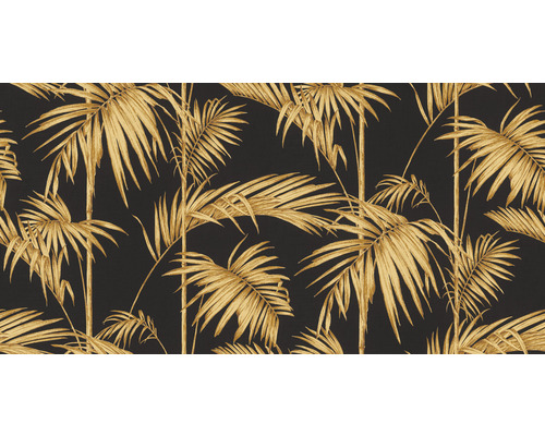 Behang met palmmotief