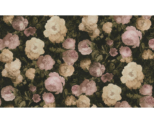 Behang met bloemenpatroon