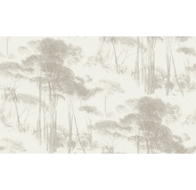 Behang met bosmotief voor een natuurlijke wanddecoratie