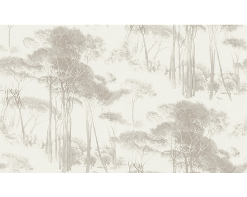 Behang met bosmotief voor een natuurlijke wanddecoratie