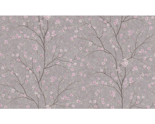 Behang met bloemmotief