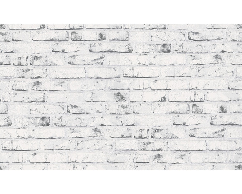 Behang met baksteenmotief