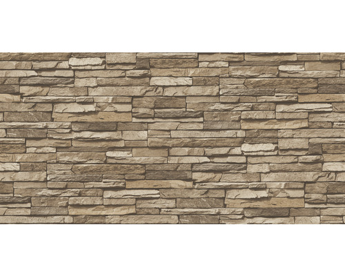 Behang met steenmotief voor interieur