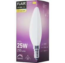 FLAIR LED lamp E14/2W C35 warmwit mat