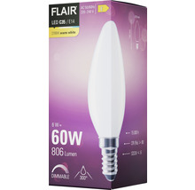 FLAIR LED lamp E14/6W C35 warmwit mat