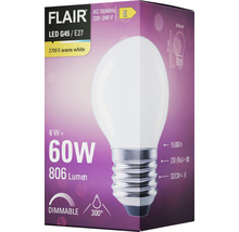 FLAIR LED lamp E27/6W G45 warmwit mat