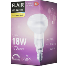 FLAIR LED lamp E14/2W R50 warmwit mat