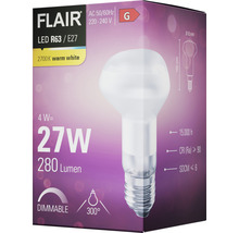 FLAIR LED lamp E27/4W R63 warmwit mat