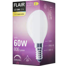 FLAIR LED lamp E14/6W G45 warmwit mat
