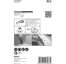 Bosch ACZ 85 RD4 diamant zaagblad informatie