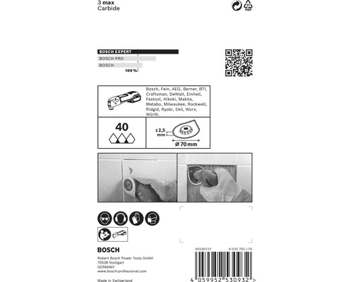 Bosch Expert Carbide Multi-Material gatenzaag productdetails