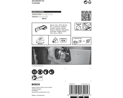 Bosch Expert AVZ 90 RT10 Carbide zaagblad voor multitools