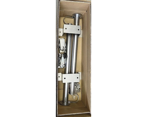 Steunpoot voor aanhanger in doos