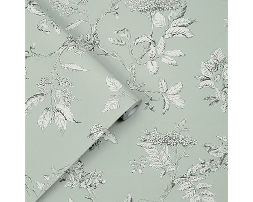 Rol behang met bloemmotief