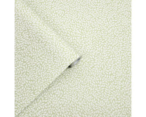 Behangrol met bladmotief