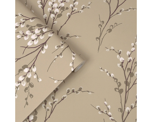 Behang met katjesmotief