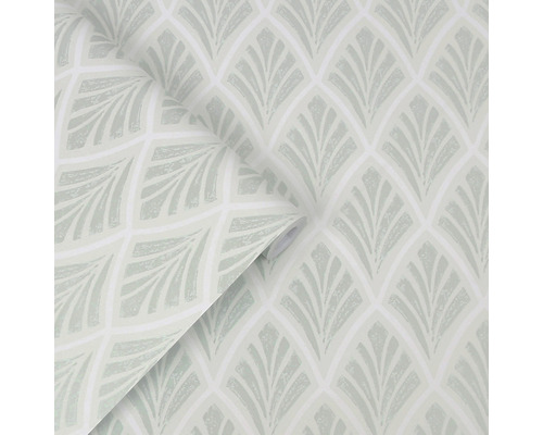 Rol behang met waaierpatroon