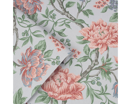 Behangrol met bloemmotief