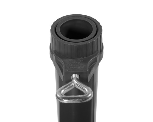 Detailweergave van een gereedschapssteelhouder met oog