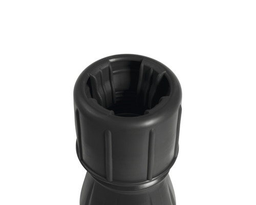 Detailopname van een kunststof buisverbinding