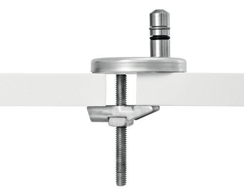 Tafelbevestiging voor een leuning