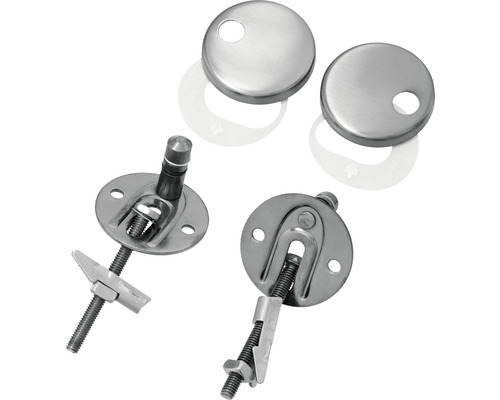 Bevestigingsset voor toiletbrillen, van metaal