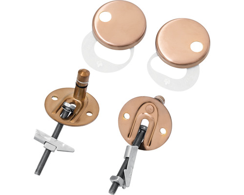 Badafvoergarnituur met stop en bevestigingsmateriaal