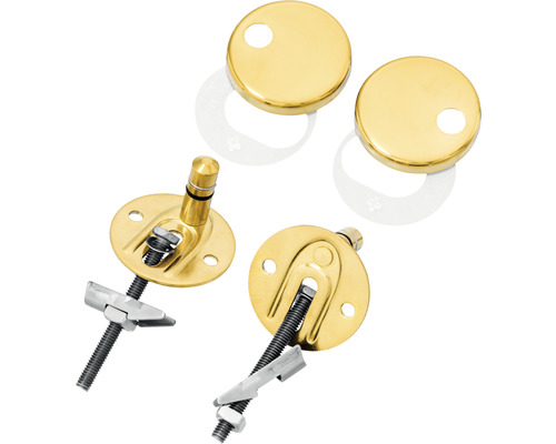 Bevestigingsset voor wastafel inclusief afdekrozetten