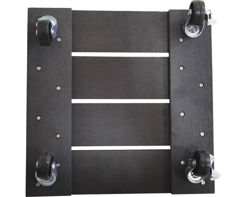 Houten meubelroller met vier wielen